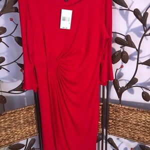 Brand New, knee length, 3/4 sleeve.